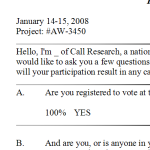 Interview Schedule